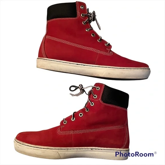 Red Timberland Earthkeepers Boot - Picture 4 of 10